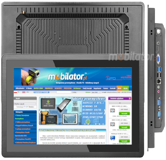 BiBox panel housing style - Aluminum Bezel