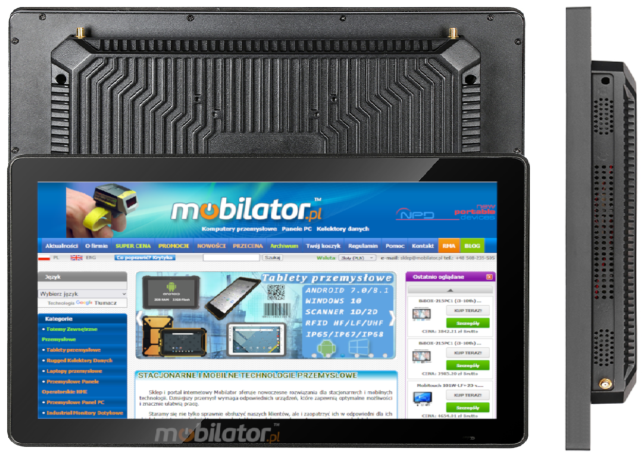 Computer panel BiBox 156-I510 with standard Narrow Bezel