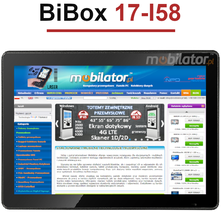 Multifunctional BiBox 17-I58 with the IP 65 certficate