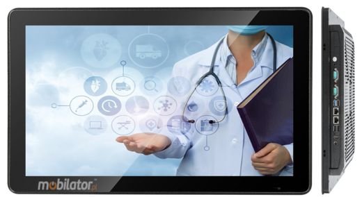 BiBox computer panel with bright display