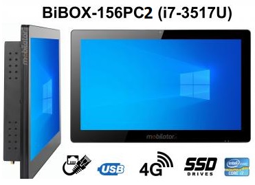 BIBOX-156PC2 Rugged panel computer