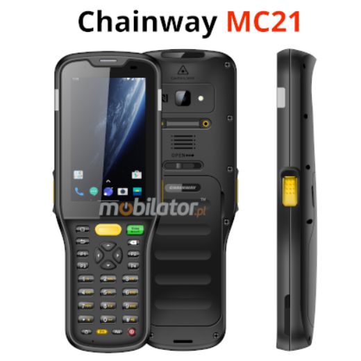  Chainway MC21 v.1 - Dustproof, waterproof, and shockproof tablet perfect for extreme working conditions.