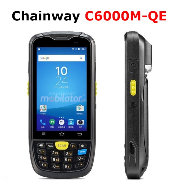 Chainway C6000M-QE v.2 Shockproof Industrial Rugged NFC 4G IP65 Smartphone 2D barcode scanner Zebra
