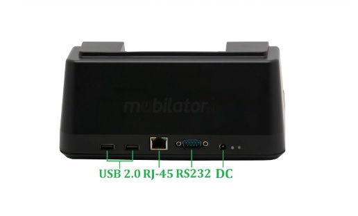 Docking station - Emdoor I22J - USB RJ45 RS232 connector inputs