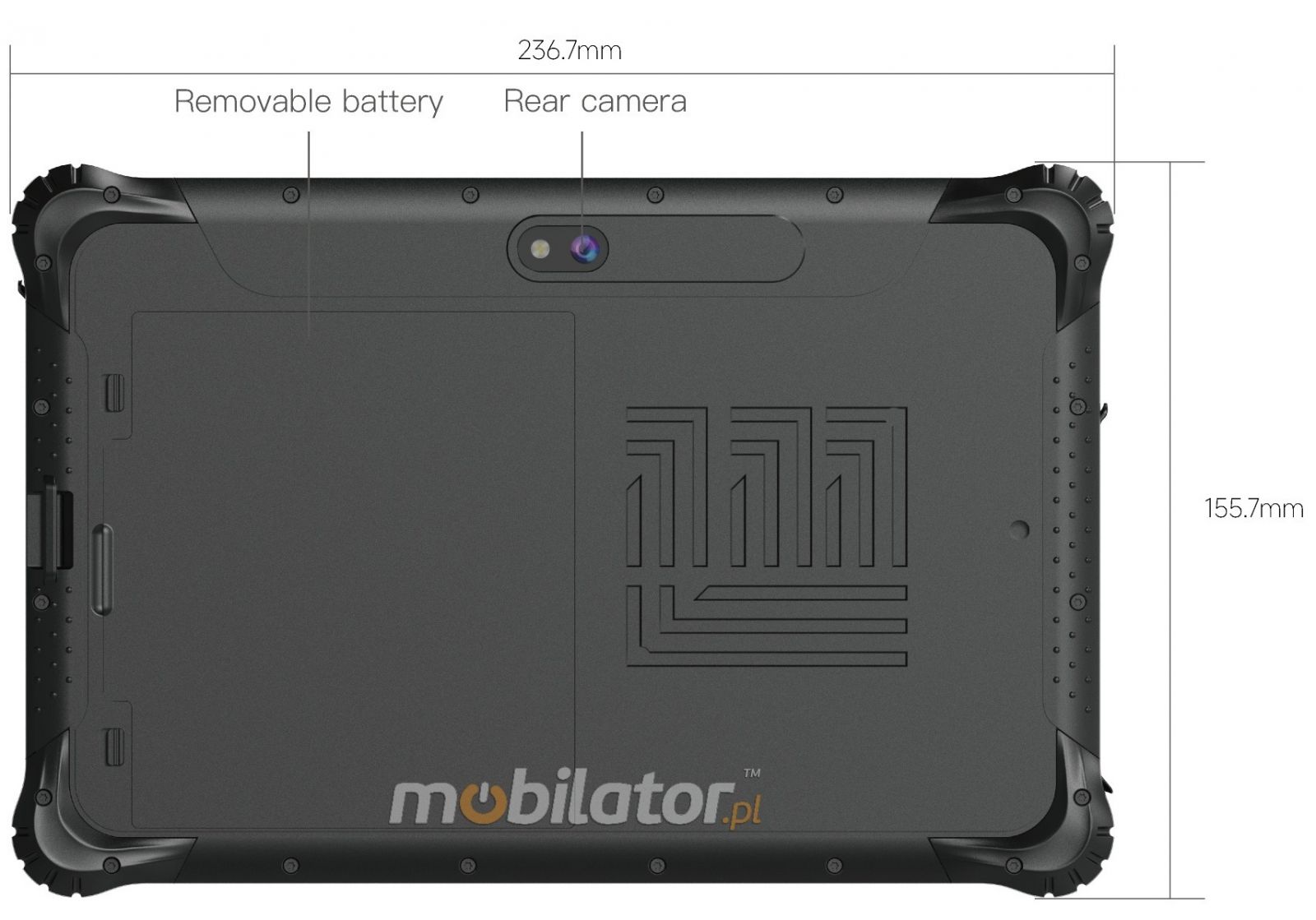 emdoor i8nn waterproof schockproof industrial rugged durable MIL-STD 810H barcode scanner