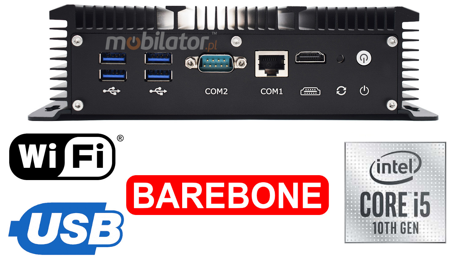 HyBOX 1009 Intel Core i5 small reliable resistant good and efficient industrial computer