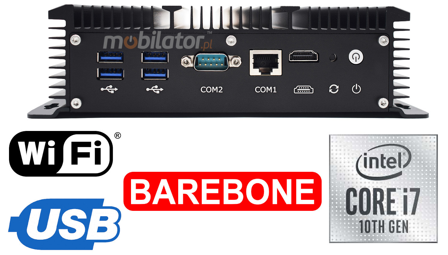 HyBOX 1009 Intel Core i7 small reliable resistant good and efficient industrial computer