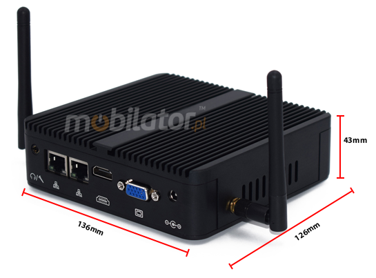HyBOX H3 efficient, fast and reliable mini pc with small dimensions
