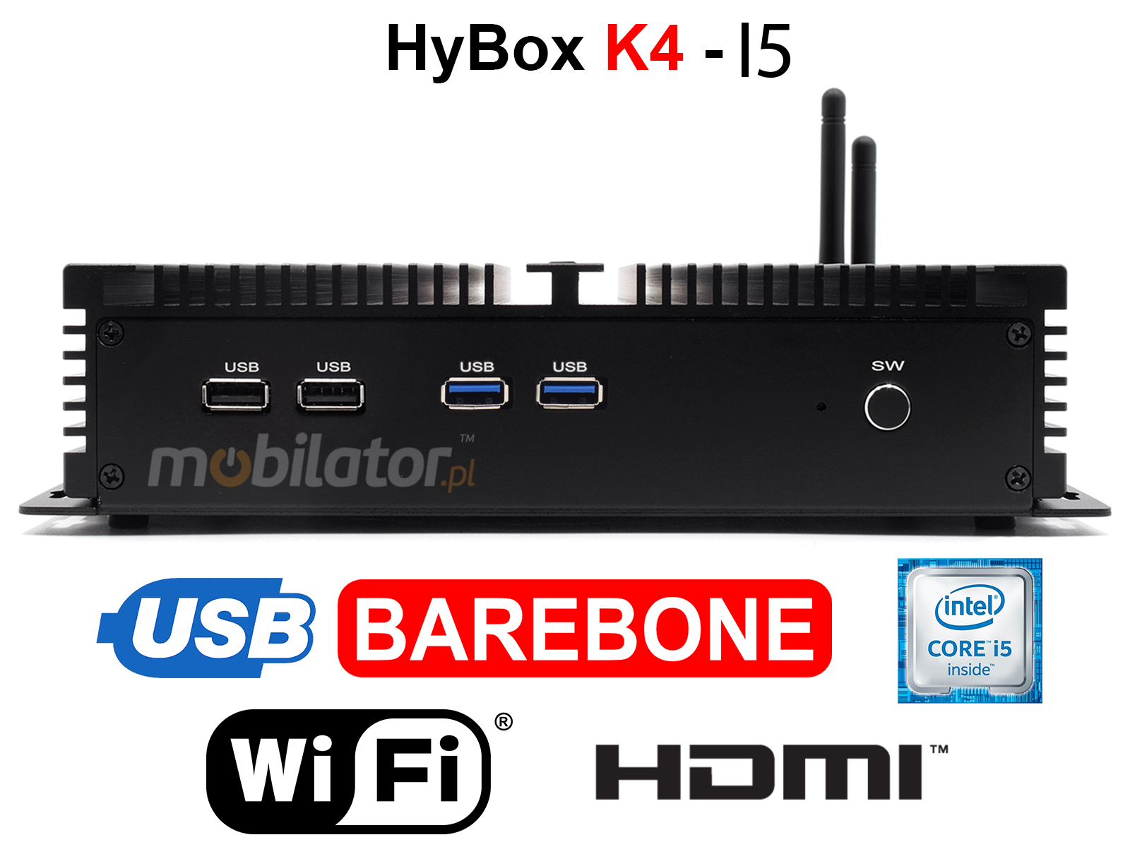 HyBOX K4 small reliable fast and efficient mini pc 