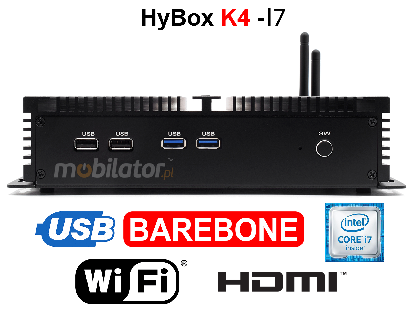 HyBOX K4 small reliable fast and efficient mini pc Linux