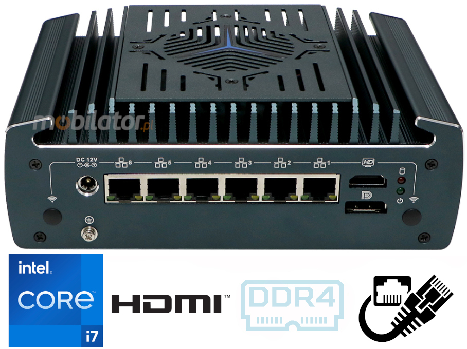 IBOX 3611N Komputer przemysowy z 8GB RAM, Wifi