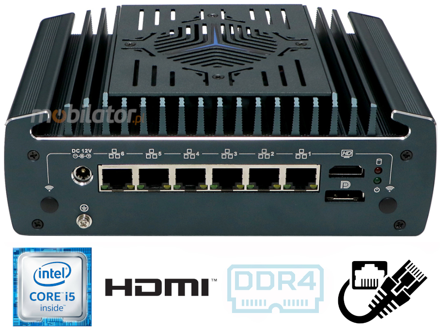 IBOX 3611N Komputer przemysowy z 8GB RAM, Wifi