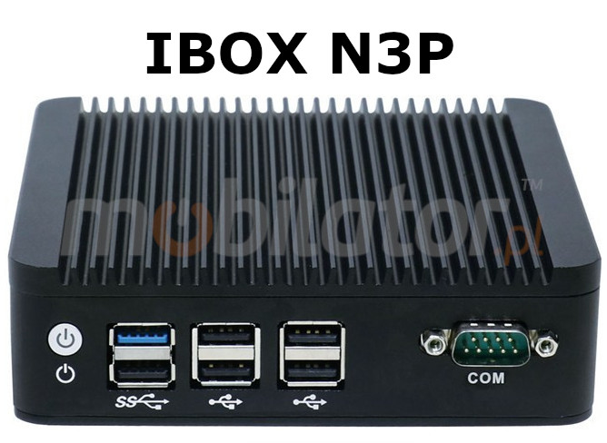 Computer Industry Fanless MiniPC IBOX N3P - N3540 v. 4 new design look mobilator fast 2 lan rj45