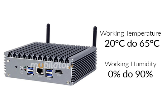 MiniPC yBOX-X56-(6LAN)-C3865U Fast Rugged Fanless MiniPC for Industry