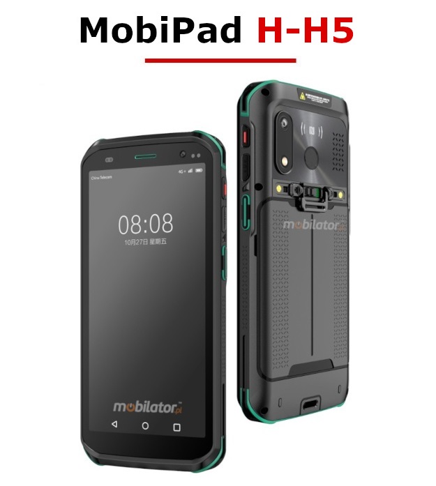 MobiPad H-H5 Shockproof industrial data collector Android 11 4G LTE IP67