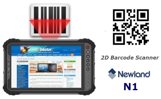 MobiPad M900-TS optional 2D 1D QR N1 barcode scanner