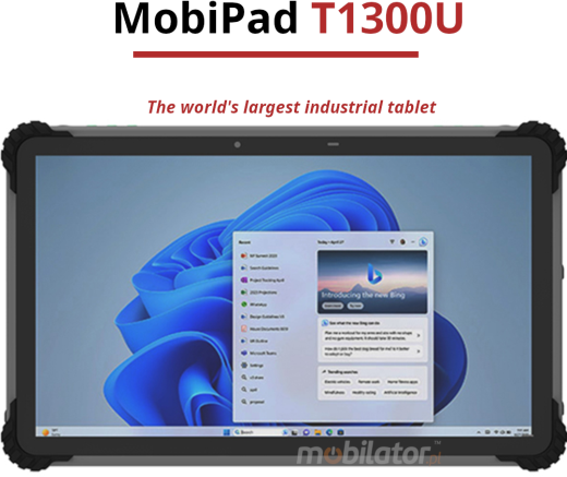 The world's largest industrial tablet 13 inch