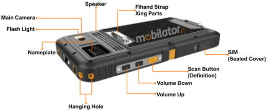 The MobiPad Tex06 warehouse data collector with a shock-resistant housing is portable, specialized, and efficient.