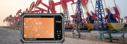 MobiPad Tex08 ATEX Tablet for the Oil Industry, Android, WiFi