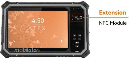 MobiPad Tex08 tablet specialized for demanding environments