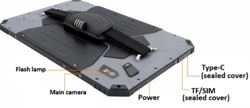 MobiPadTex101 tablet holder for road and municipal services