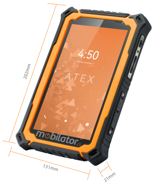 MobiPad Tex17 tablet resistant to sub-zero temperatures