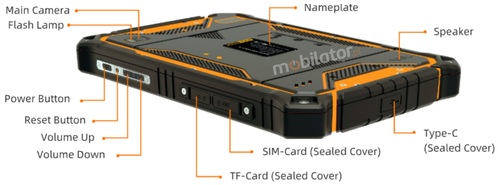 Professional rugged tablet for work MobiPad Tex17