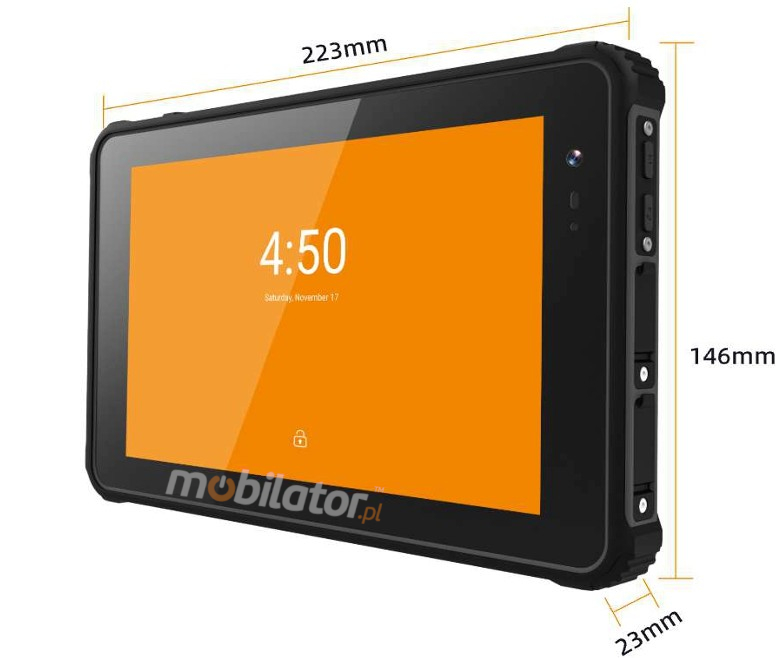 MobiPad Tex81 tablet resistant to sub-zero temperatures