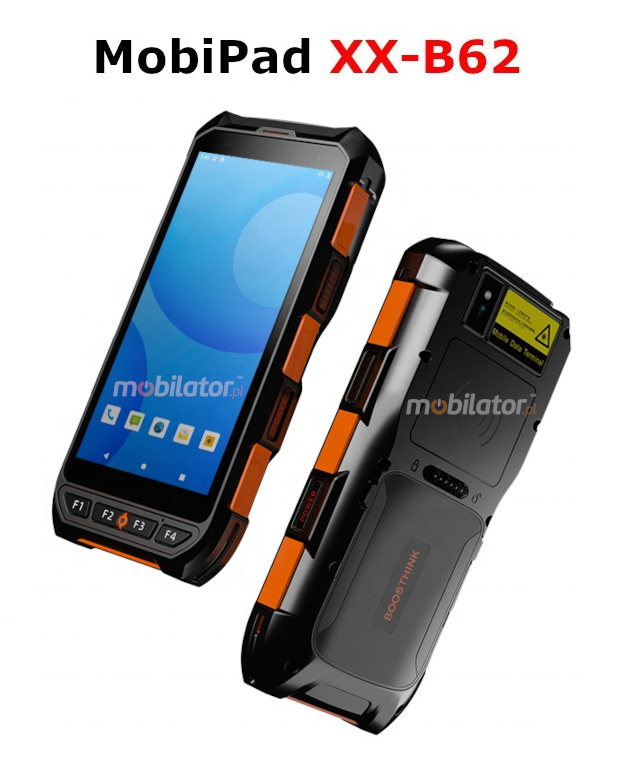 MobiPad XX-B62 v.6 Shockproof Industrial Rugged 4G IP65 Smartphone 2D barcode scanner Zebra