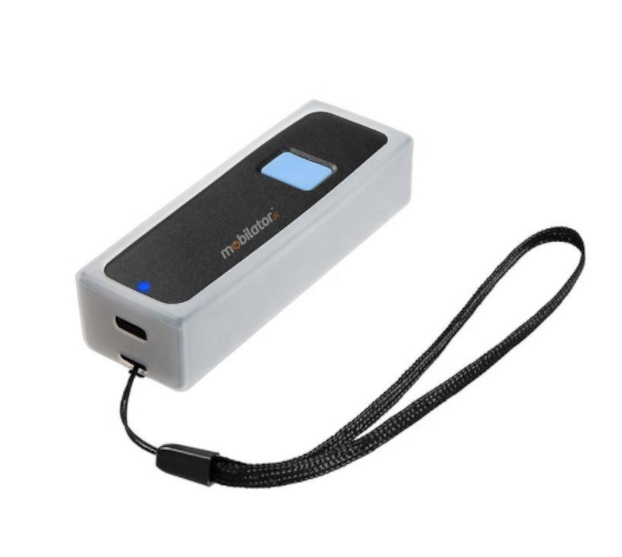 MobiScan H628W - Unusual, modern, wireless Bluetooth mini barcode scanner intelligent and ergonomic