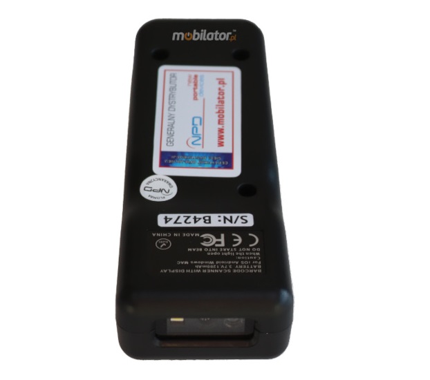 MobiScan H62W - Unusual, modern, wireless Bluetooth mini barcode scanner intelligent and ergonomic