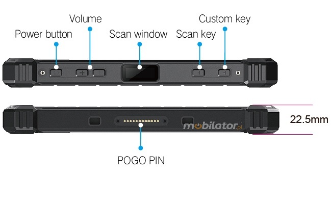 Mobipad 08DS-RTYF zcza do tabletu RJ45 / RS232 / USB / 2D 1 z 4 do wyboru