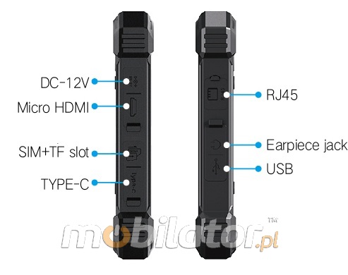 Mobipad 08DS-RTYF zcza do tabletu RJ45 / RS232 / USB / 2D 1 z 4 do wyboru