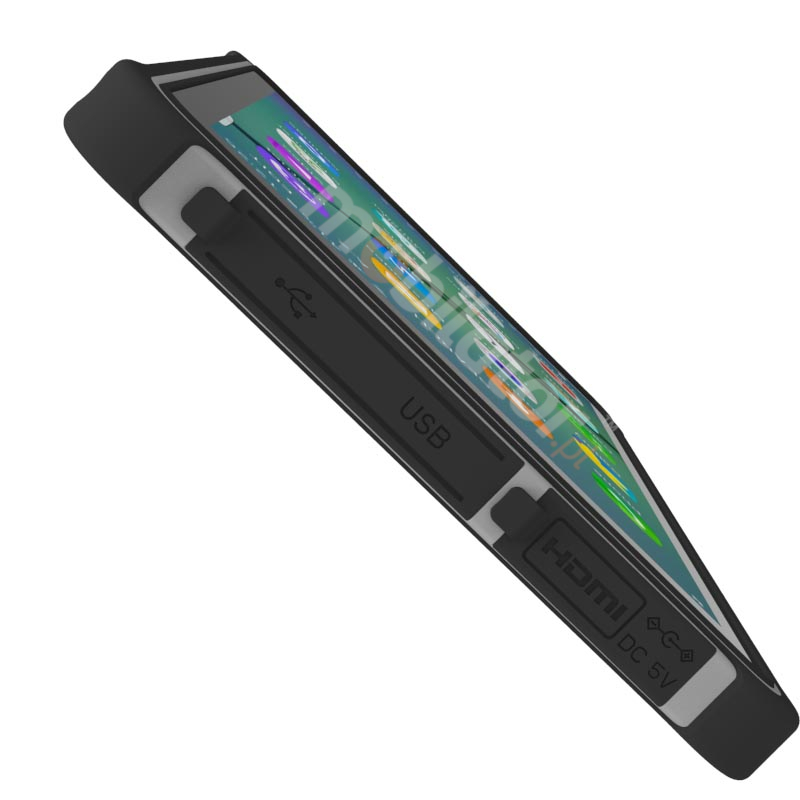 Industrial waterproof 8-inch tablet with Android 7.0, 4G operating system, IP65 resistance standard and NFC radio reader - Mobipad 800ATS v.1