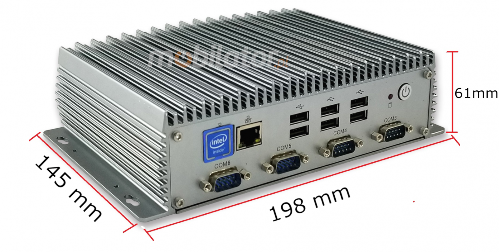 Polywell-Nano-U8FL2C6 Intel i3 efficient, fast and reliable mini pc with small dimensions