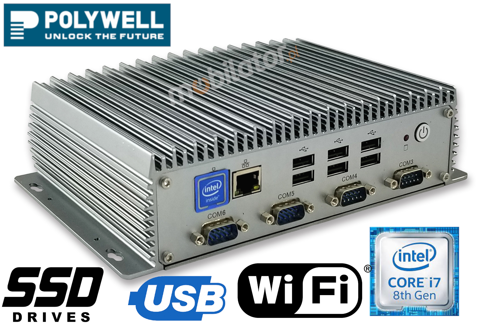Polywell-Nano-U8FL2C6 Intel i7  small reliable fast and efficient mini pc