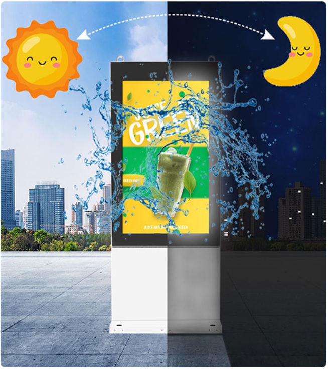 NoMobi Trex 75 degree of protection ip65 outdoor totem