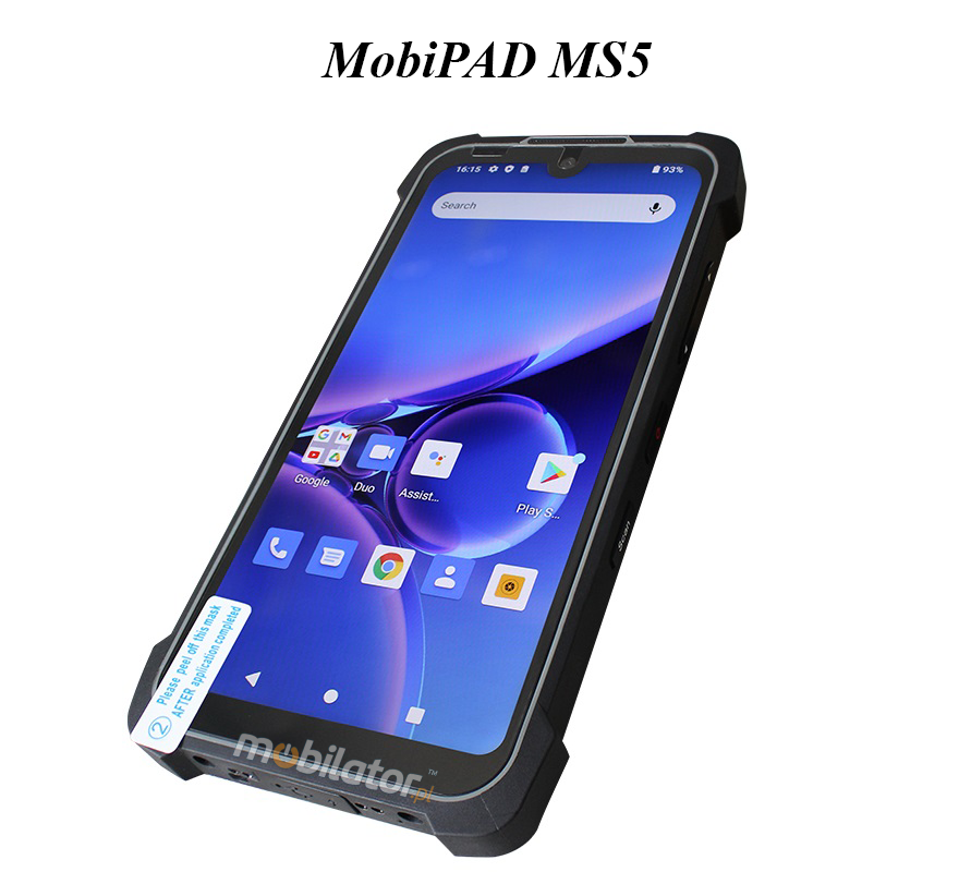 MobiPAD MS5 - durable industrial data collector with IP68 standard, NFC, Wifi and Bluetooth, Android 11, 4GB RAM and 64GB ROM