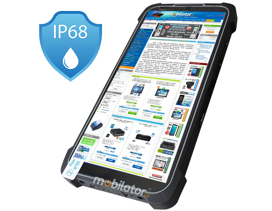 MobiPAD MS5 - durable, IP68-compliant, waterproof smartphone data collector with 4GB RAM 64GB ROM NFC