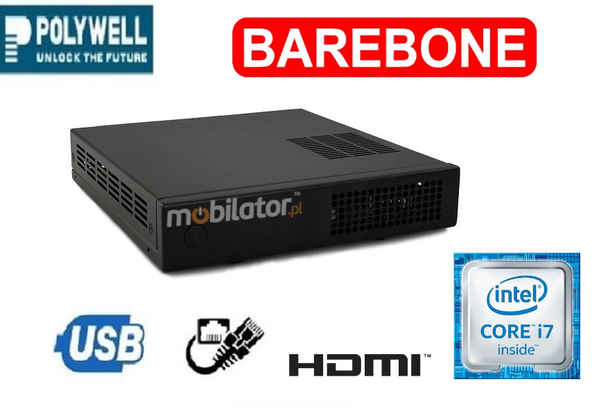 Polywell-HM170L4 I7 BARBONE - industrial mniniPC 