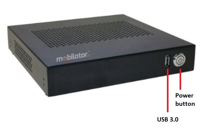 Polywell-J1900AE Celeron industrial mini computer with connectors USB 3.0