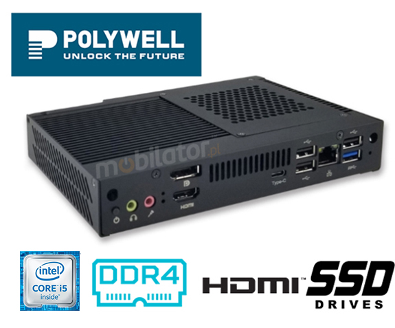 Polywell-Nano-H510A  small reliable fast and efficient mini pc