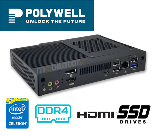 Polywell-Nano-H510A  small reliable fast and efficient mini pc