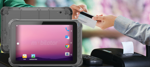 Emdoor Q15P v.4 - Waterproof 10 inch industrial tablet (IP65 + MIL-STD-810G) with BT, UHF code scanner, 4GB RAM, 64GB ROM and NFC disk 