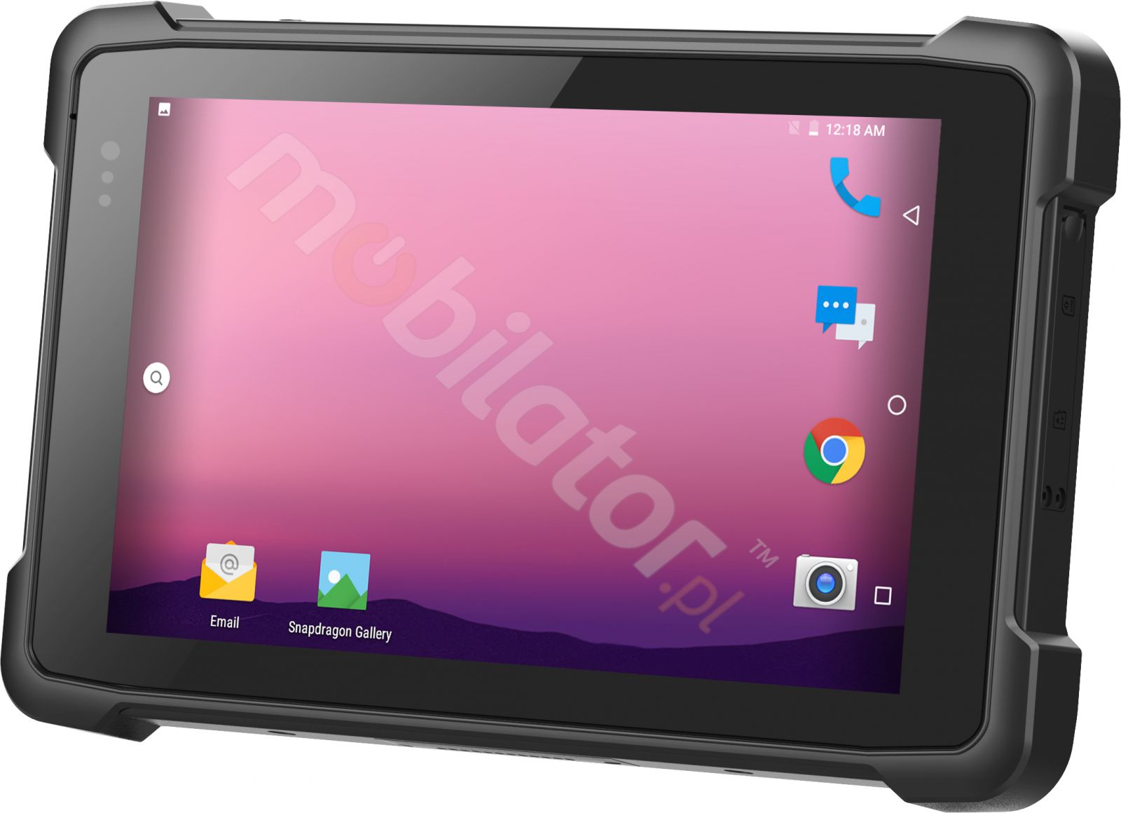 Emdoor Q81 v.4 - Waterproof 8 inch industrial tablet with 4GB RAM memory, 64GB disk, BT 4.1, NFC, Honeywell and 4G 2D code scanner 