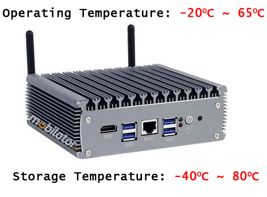 yBOX-X56-(6LAN)-I5 Solidly built industrial MiniPC, USB, 6 LAN, 256GB SSD, 8GB