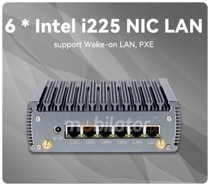 MiniPC yBOX-X56 I7 1165G7 16GB RAM 512GB SSD M.2 v4  - Wake-on LAN technology fast powerful rugged industrial computer small size fanless