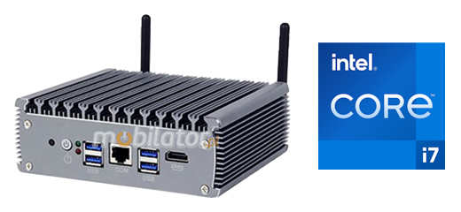 MiniPC yBOX-X56 I7 1165G7 16GB RAM 512GB SSD M.2 v4  - Compact budget industrial computer fanless fast processor i7 fanless wakeon LAN