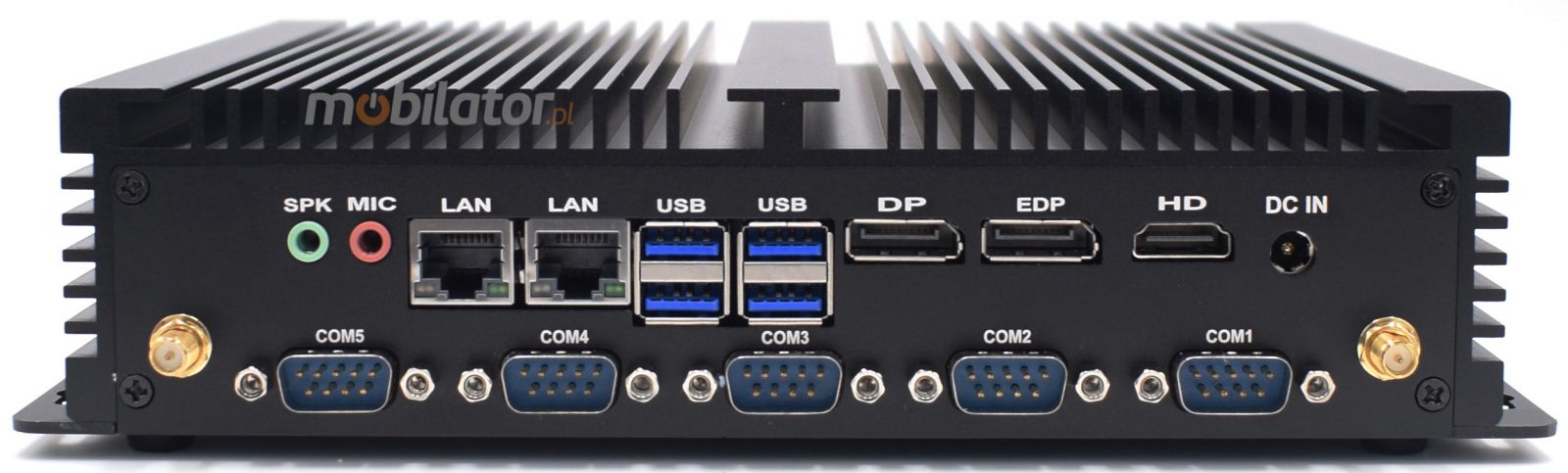 HyBOX H4 Intel i7  industrial mini computer with connectors: 