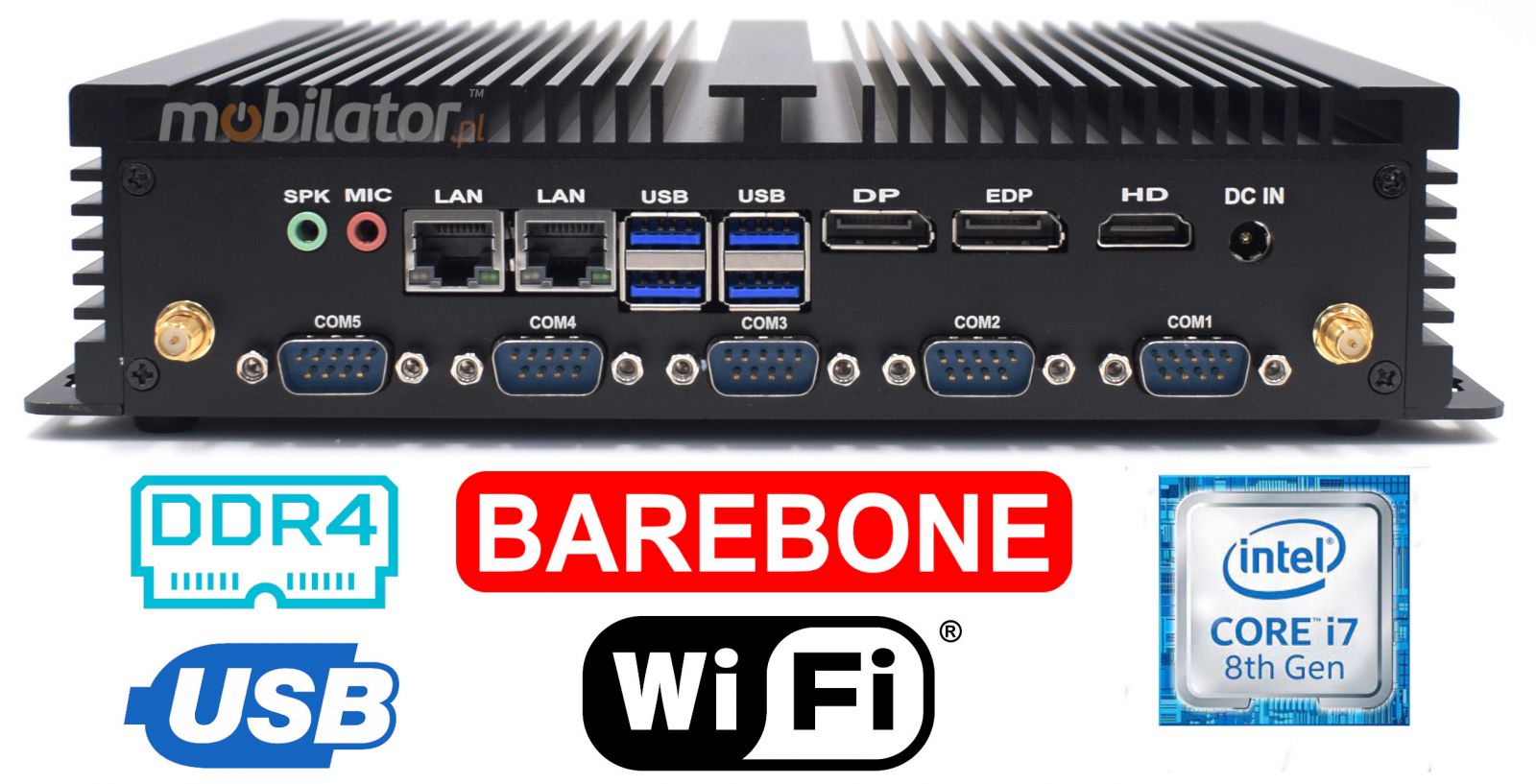 HyBOX H4 Intel i7  small reliable fast and efficient mini pc